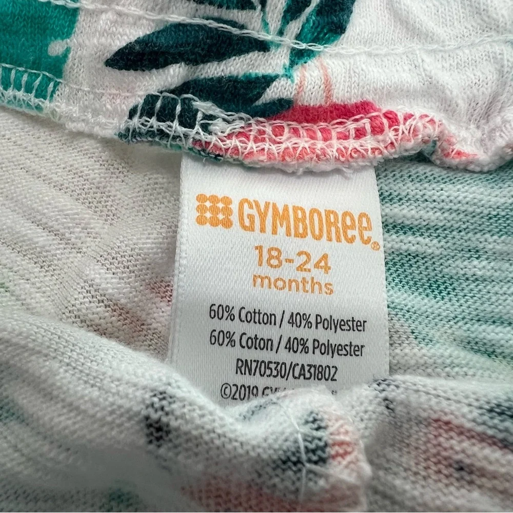 Gymboree Flamingo Palm Shorts Size 18-24 months